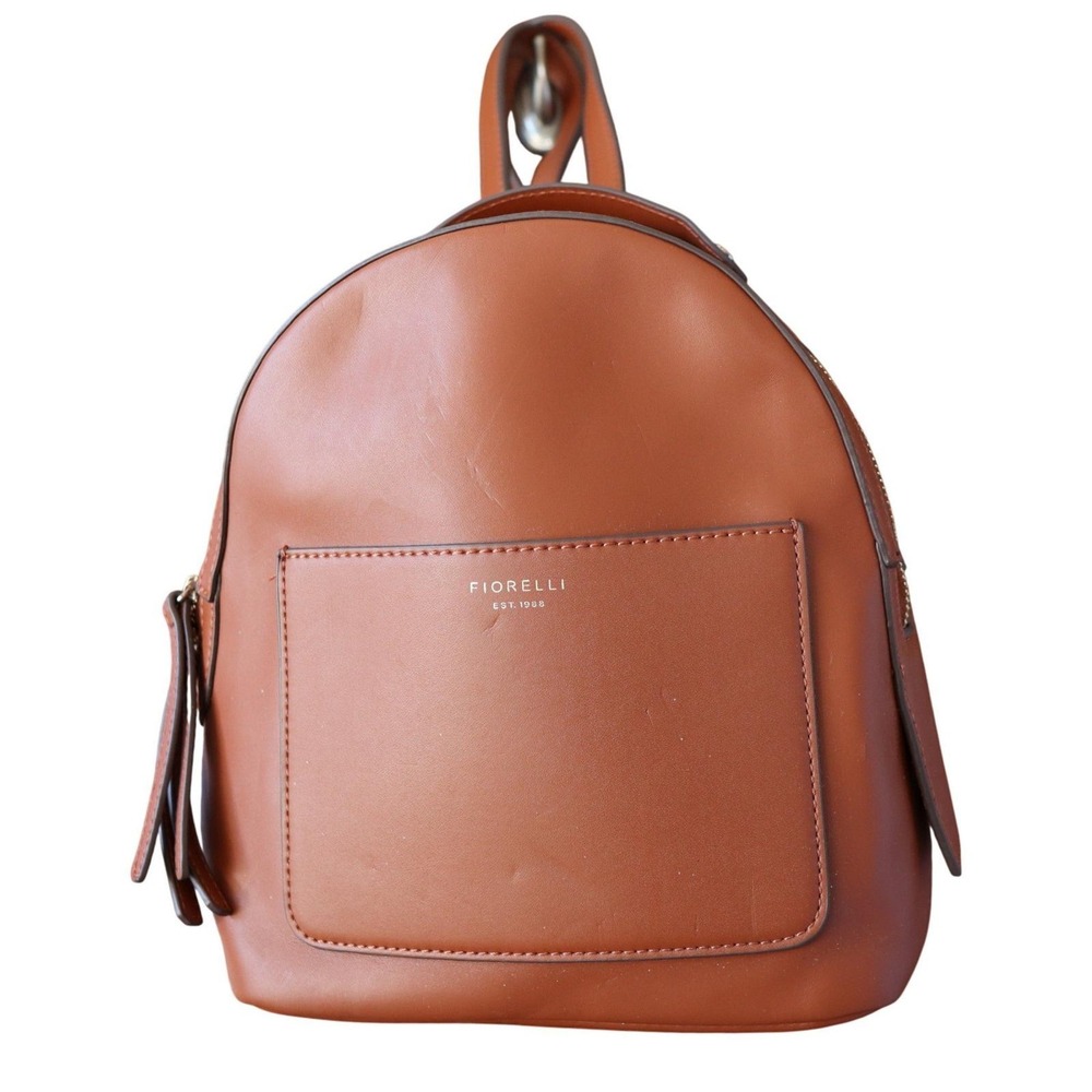Fiorelli Brown‎ Faux Leather Mini Backpack Est 1988 Adjustable Made in London